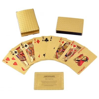 Карты пластиковые Gold (54 шт) №408-7