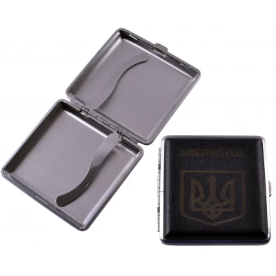 Портсигар на 20 сигарет Герб Украины HL-156-1