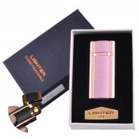 USB зажигалка в подарочной упаковке Lighter (Спираль накаливания) HL-46-1