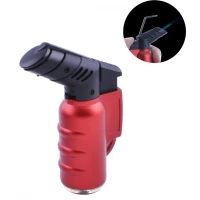 Зажигалка с турбо пламенем боковым №701-4