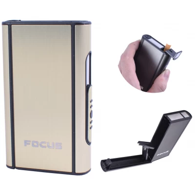 Портсигар с выбросом сигарет (на 10 сигарет) XT-4937 Gold