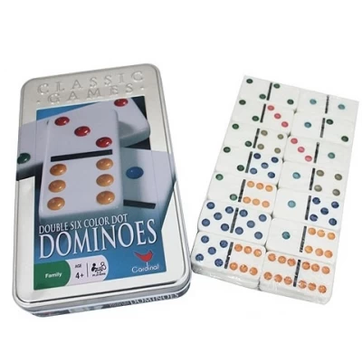 Домино в металлической коробке №5010F-2