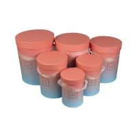 Коробка подарочная круглая в наборе  6 шт (21 х25,5cм - 11 х 15cм) Unison (W5957)