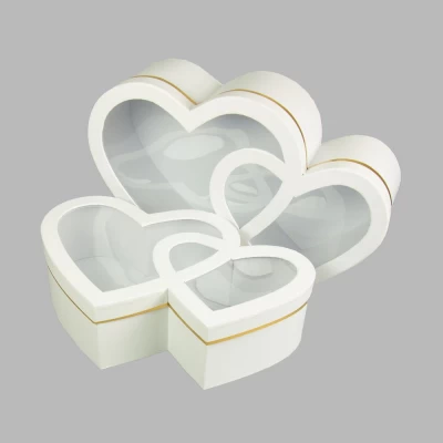 Коробка подарочная в наборе  2 шт (38 x 24 x 11,5cm/33,5 x 21,7 x 9,5cm) Белый Unison (W3160)