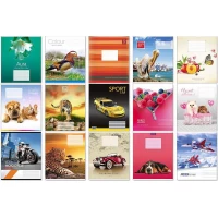 Тетрадь 18 листов в линию Разноцветный Unison (Тр 003а/959054)