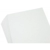 Фоамиран 1,8мм белый с глиттером, переливается разными цветами 10 листов Белый Unison (10506)