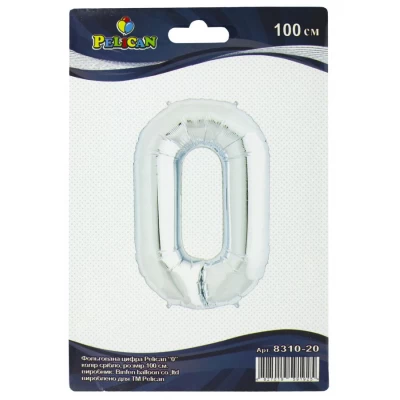 Цифра фольгированная Pelican, 