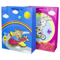 Пакет подарочный 210гр, 31 x 40 x 12см (12шт/уп) Разноцветный Unison (DV-BK9423L)