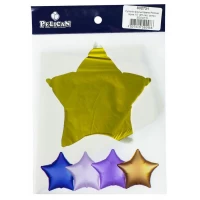 Шарик фольгированный PELICAN звезда 10' (25см), САТИН ЗОЛОТО, 5шт/уп Золотой Pelican (832731) Шарик фольгированный PELICAN звезда 10' (25см), САТИН ЗОЛОТО, 5шт/уп Золотой Pelican (832731)