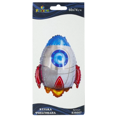 Шарик фольгированный Pelican, ракета, 74см Разноцветный Pelican (836007/XTS-DKYX107) Шарик фольгированный Pelican, ракета, 74см Разноцветный Pelican (836007/XTS-DKYX107)