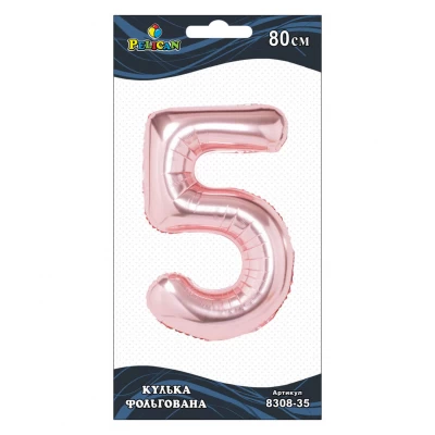 Цифра фольгированная Pelican, 