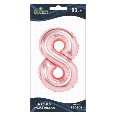 Цифра фольгированная Pelican, 