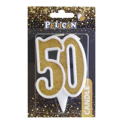 Свеча юбилейная для торта Pelican 