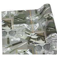 Бумага упаковочная мелованная 80г 10 листов 100 х 70см Серый Unison (PVM10-133) Бумага упаковочная мелованная 80г 10 листов 100 х 70см Серый Unison (PVM10-133)