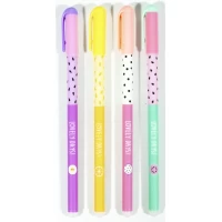 Ручка  пишет - стирает синяя  