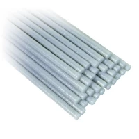 Термоклей с глиттером 7мм 1кг Серебряный Unison (CST07 silver)