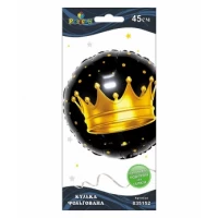 Шарик фольгированный Pelican, Корона, 45см Разноцветный Pelican (835152)
