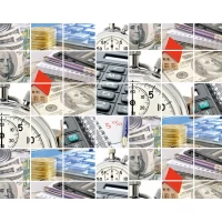 Бумага упаковочная мелованная 80г 10 листов  100 х 70см Разноцветный Unison (PVM10-204)