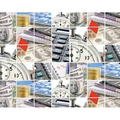 Бумага упаковочная мелованная 80г 10 листов  100 х 70см Разноцветный Unison (PVM10-204)