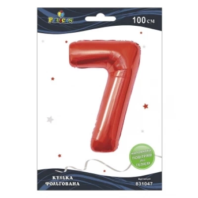 Цифра фольгированная Pelican, 