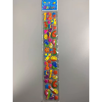 Наклейки 37 х 6см, 25шт/уп Разноцветный Unison (HC-26)