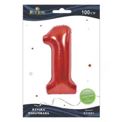 Цифра фольгированная Pelican, 