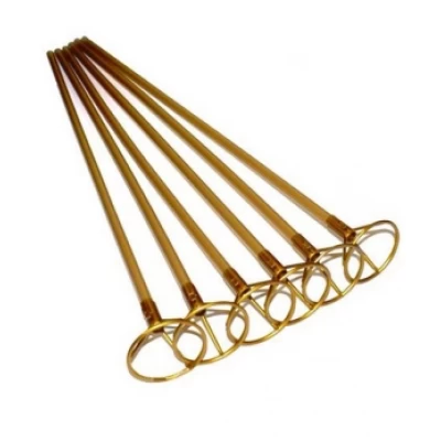 Палочка пластиковая 50см с креплением для фольгированного шарика, 50шт/уп Золотой Pelican (883209)