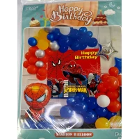 Фотозона из воздушных шаров Happy Birthday 