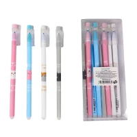 Ручка  пишет - стирает синяя,  