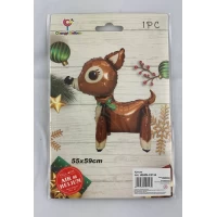 Шарик фигурный фольгированный 3D,  