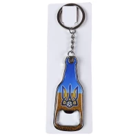 Брелок  открывалка металлический 