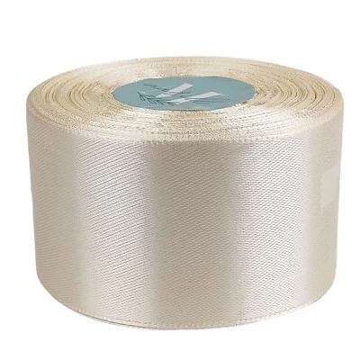 Атласная лента 4см (±5мм) x 33м Бежевый Marill (LA4033-08) Атласная лента 4см (±5мм) x 33м Бежевый Marill (LA4033-08)