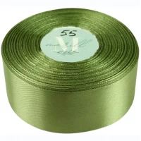 Атласная лента 4см (±5мм) x 33м Зеленый Marill (LA4033-55) Атласная лента 4см (±5мм) x 33м Зеленый Marill (LA4033-55)