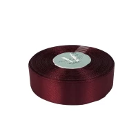 Атласная лента 2,5см x 33м Красный Marill (LA2533-152)