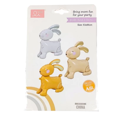 Фольгированный шар «Зайка» рыжий, 63 х 86см Оранжевый Без бренда (K-623 ginger) Фольгированный шар «Зайка» рыжий, 63 х 86см Оранжевый Без бренда (K-623 ginger)