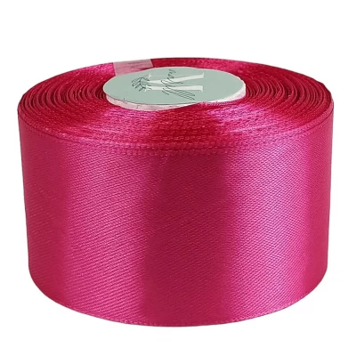 Атласная лента 5см (±5мм) x 33м Розовый Marill (LA5033-195)