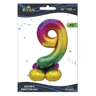 Шарик фольгированный на подставке цифра Шарик фольгированный на подставке цифра