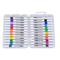 Набор маркеров акриловых 24шт в пластиковом футляре (206A-24)