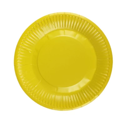 Тарелки картонные желтые 23см, 250гр, 10 штук Желтый Unison (10293) Тарелки картонные желтые 23см, 250гр, 10 штук Желтый Unison (10293)
