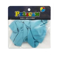 Шарики Pelican 10' (26 см)  пастель голубой нежный, 10 шт/уп Голубой Pelican (811024)