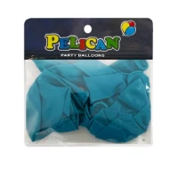 Шарики Pelican 10' (26 см)  пастель лазурный, 10 шт/уп Зеленый Pelican (811021)