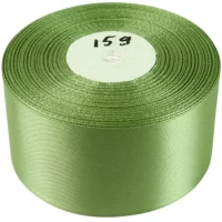 Атласная лента 5см (±5мм) x 33м Зеленый Marill (LA5033-159)