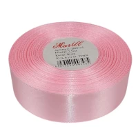 Атласная лента 2,5см x 33м Розовый Marill (LA2533-43)
