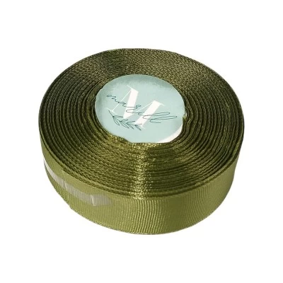 Репсовая лента 2,5см* 23 м олива (D00225-076) Репсовая лента 2,5см* 23 м олива (D00225-076)