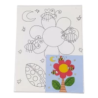 Раскраска 15 х 20см (холст на раме) с акриловыми красками и кистью (0687-6) Раскраска 15 х 20см (холст на раме) с акриловыми красками и кистью (0687-6)