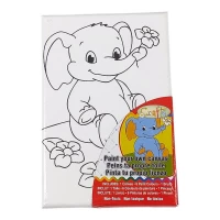 Раскраска 15 х 10см (холст на раме) с акриловыми красками и кистью (0682-6) Раскраска 15 х 10см (холст на раме) с акриловыми красками и кистью (0682-6)