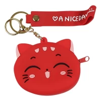 Кошелек силиконовый с хлястиком 