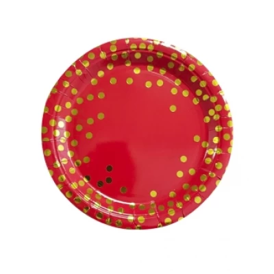 Тарелки бумажные TM Pelican 18cm 