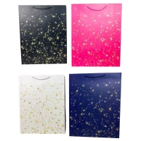 Пакет подарочный 210гр, 55 х 43 х 15см Звезды Разноцветный Unison (351XL)