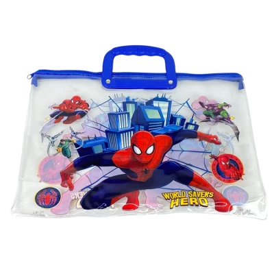 Папка-портфель ПВХ прозрачная 